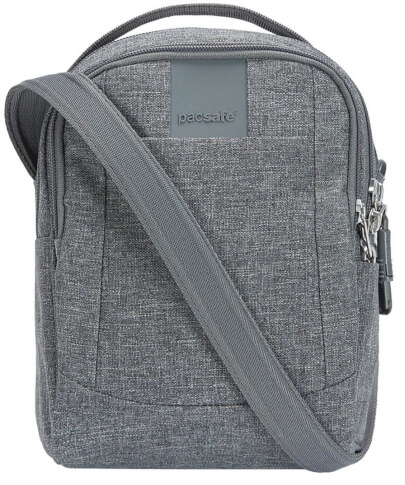 Torba męska na ramię antykradzieżowa Pacsafe MetroSafe LS100 Dark Tweed