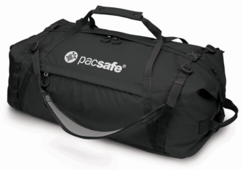 2w1 - Torba podróżna/Plecak Pacsafe Duffelsafe AT80 80l black