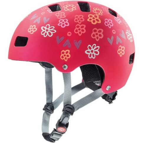 Dziecięcy kask rowerowy Uvex Kid 3 CC Ciemny Czerwony Dark Red