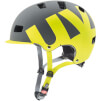 Kask rowerowy ze zdejmowanym daszkiem HLMT 5 pro Grey Lime Mat Szaro Limonkowy Uvex