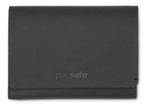 Portfel z ochroną przed kradzieżą Pacsafe RFIDsafe TEC Trifold Wallet czarny