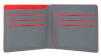 Portfel antykradzieżowy Pacsafe RFIDsafe TEC Bifold Walled granatowy czerwony