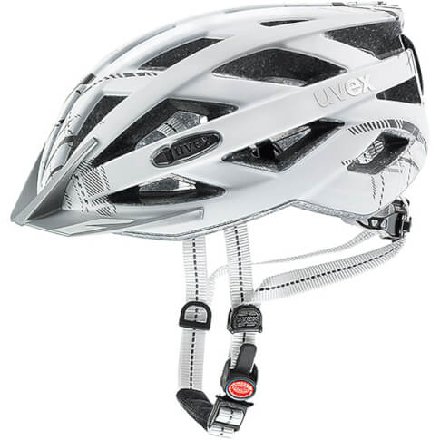 Kask rowerowy w zestawie z lampką LED City I-vo White Mat Uvex