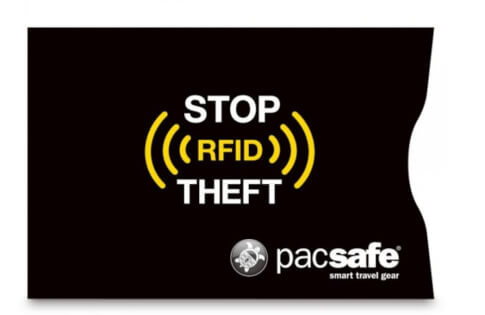 Etui chroniące karty zbliżeniowe Pacsafe RFIDsleeve 25 czarny 2sz