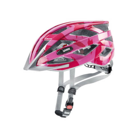 Kask do jazdy na rowerze lub rolkach I-vo c Dark Pink Shiny Uvex 