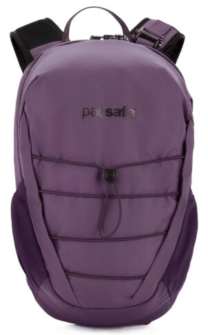 Plecak turystyczny antykradzieżowy Pacsafe Venturesafe X12 Plum