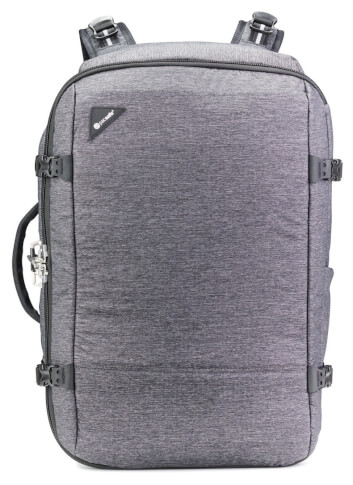 Antykradzieżowa torba podróżna z szelkami Pacsafe Vibe 40 Grey