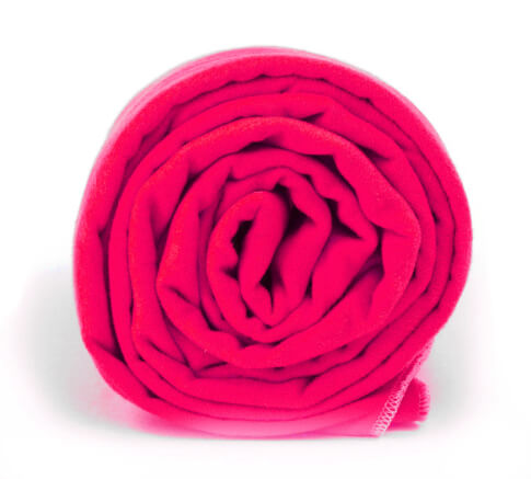 Antybakteryjny ręcznik szybkoschnący 70x140 XL neon różowy Dr Bacty