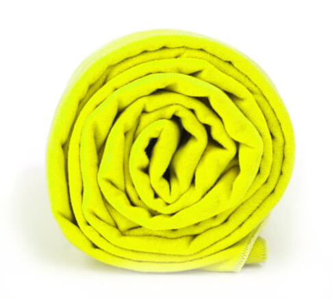 Antybakteryjny ręcznik szybkoschnący 60x130 L neon żółty Dr Bacty