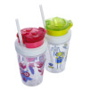 2w1 Butelka z pojemnikiem na przekąskę Snack tumbler Contigo 350 ml owl pink