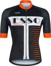 Koszulka rowerowa męska Schoeller VEZUVIO Esso Orange