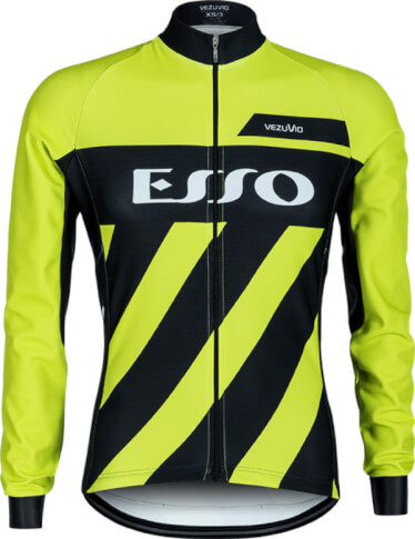 Bluza rowerowa męska Vezuvio Esso Fluo