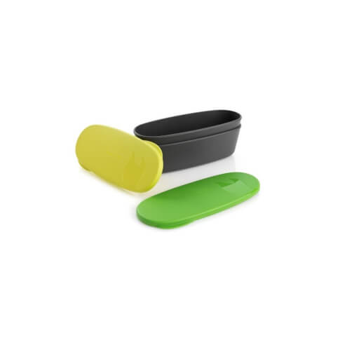 Pojemniki na żywność SnapBox oval Light My Fire Lime/Green 2 sztuki