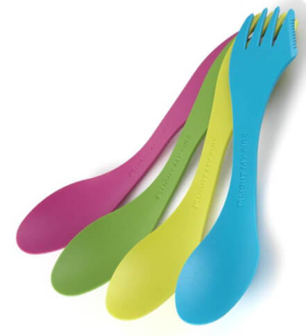 Zestaw niezbędników Spork Light My Fire 4 sztuki CyanBlue/Lime/Green/Fuchsia