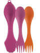 Niezbędniki z opakowaniem Spork'n Case 2p Light My Fire 2 sztuki Orange/Fuchsia