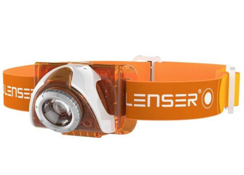 Latarka czołowa SEO 3 Orange Ledlenser pomarańczowy