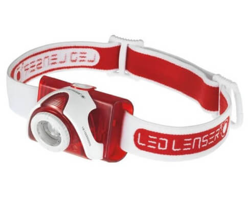 Latarka czołowa SEO 5 Red Ledlenser czerwony