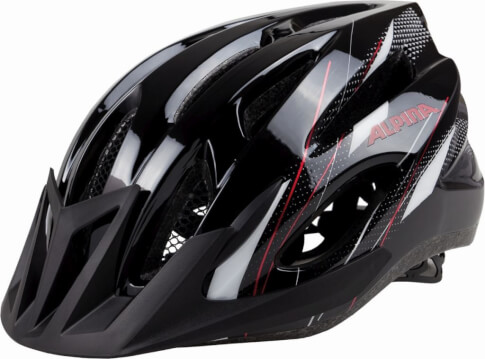 Kask rowerowy MTB17  Black White Red Alpina