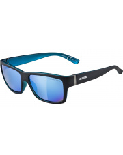 Okulary sportowe Kacey Black Matt-Blue Alpina szkło blue mirror Cat. 3