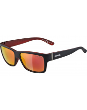 Okulary sportowe Kacey Black Matt-Red Alpina szkło red mirror Cat. 3