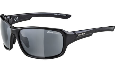 Okulary sportowe Lyron Black-Grey szkło black mirror Cat. 3 Alpina