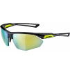 Okulary sportowe Nylos HR Black-Neon Yellow Alpina szkło yellow mirror Cat. 3