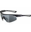 Okulary sportowe Nylos Shield Black Matt Alpina szkło black mirror Cat. 3