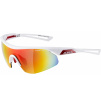 Okulary sportowe Nylos Shield White Red Alpina szkło red mirror Cat. 3