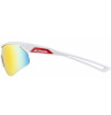 Okulary sportowe Nylos Shield White Red Alpina szkło red mirror Cat. 3