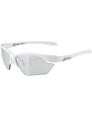 Okulary fotochromowe sportowe Twist Five HR S VL+ White Alpina szkło black mirror Cat. 1-3 Fogstop