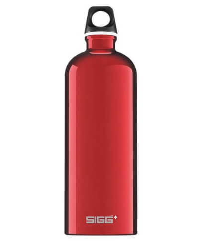 Butelka turystyczna Traveller Dark Red 1L SIGG czerwona