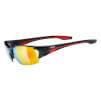 Całoroczne okulary sportowe Uvex Blaze III czarno czerwone