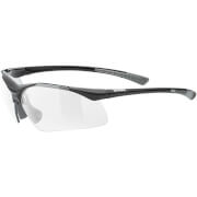 Sportowe okulary półramkowe Uvex Sportstyle 223 czarno szare