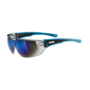 Uniwersalne okulary sportowe Uvex Sportstyle 204 niebieskie