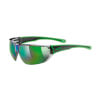 Uniwersalne okulary sportowe Uvex Sportstyle 204 czarno zielone