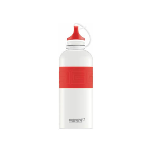 Butelka turystyczna CYD White Touch Red SIGG 600 ml czerwona