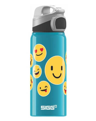 Butelka turystyczna dla dzieci z aluminium Miracle Alu Emoticon SIGG 600 ml