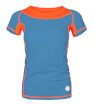 Damska koszulka TLELL LADY Milo ocean blue salmon orange