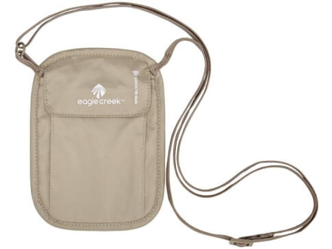 Portfel RFID Blocker Neck Wallet Tan Eagle Creek