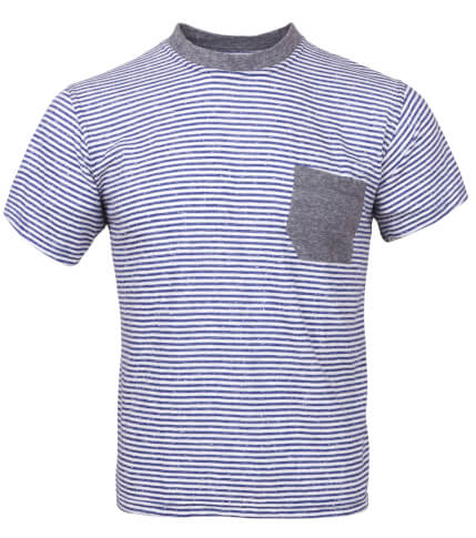 Koszulka wspinaczkowa męska FLOKA Milo blue stripes