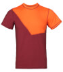 Koszulka wspinaczkowa męska NIWALI Milo burgundy orange