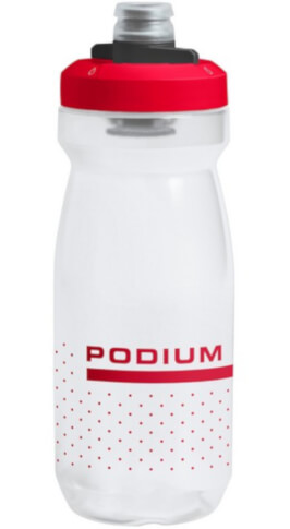 Bidon rowerowy Podium 620ml biało czerwony Camelbak