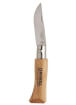 Nóż turystyczny składany Inox natural No 02 Opinel