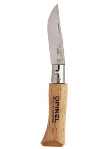 Nóż turystyczny składany Inox natural No 02 Opinel