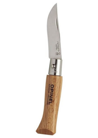 Nóż turystyczny składany Inox natural No 03 Opinel