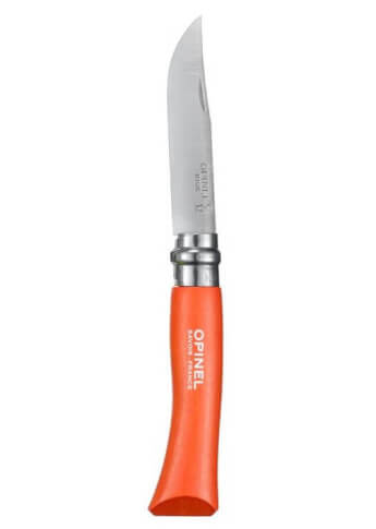 Klasyczny nóż składany Inox Pop Tangerine No 07 Opinel