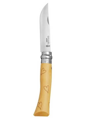 Nóż składany Inox Nature Hearts No 07 Opinel