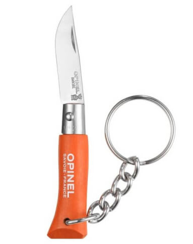 Klasyczny nóż z brelokiem Inox Pop Tangerine No 2 Opinel