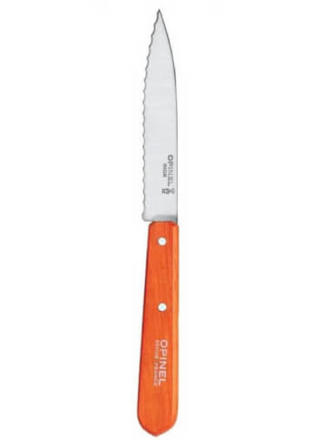 Uniwersalny nóż kuchenny Opinel Pop serrated Orange No 113