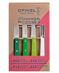 Zestaw noży kuchennych Essentials Primavera Box Set Opinel zielony